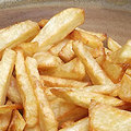 Homemade chunky chips